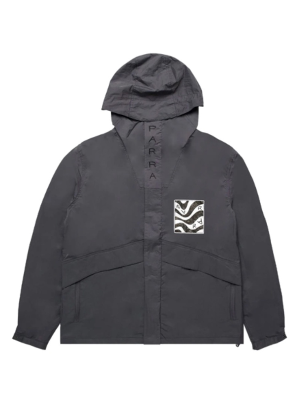 By Parra Distorted Logo Jacket - Stone Grey
